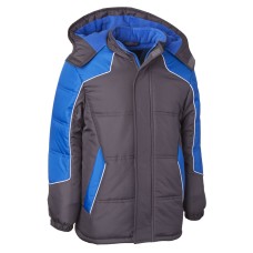 Ixtreme Little Boys Hooded Colorblocke Charcoal 5\6