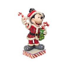 Jim Shore Enesco Santa Mickey with Candy Canes