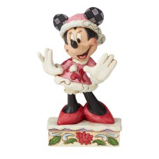 Jim Shore Minnie Christmas Personality Pose