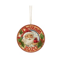 Jim Shore Santa with Cardinal 2020 Ornament