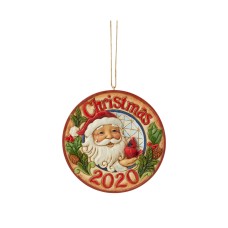 Jim Shore Santa with Cardinal 2020 Ornament