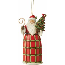 Jim Shore Santa with Tree Ornament