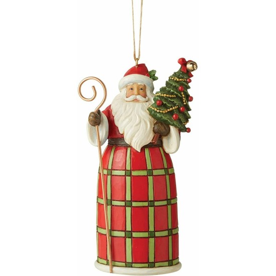  Santa with Tree Ornament