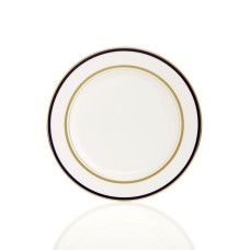 Kate Spade Library Lane Navy Butter and Bread Plate