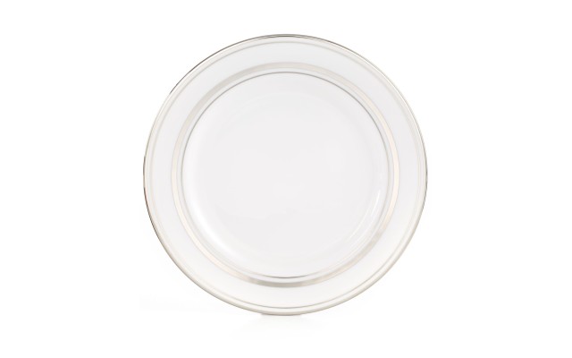 Kate Spade Library Lane Platinum Butter Plate