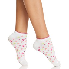 kate spade new york Floral-Print No-Show Socks