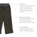  Boys Casual Pants – Soft Cotton, Pull-On/Drawstring Closure, Olive, 2