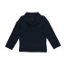  Boys Solid Cargo Polo Peruvian Cotton T-Shirt – Long Sleeve, Polo Neck With 3 Buttons, Navy, 5
