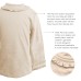  Girls Frilled Neck And Cuffs Peruvian Cotton T-Shirt – Long Sleeve, Crewneck, Creme Brule, 5