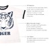  Toddler Baby Boys Tiger, Compass Graphic Printed Peruvian Cotton Short Sleeve T-Shirt for 2, 3, 4, 5, 6, 8 Years, Tiger, 2