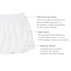  Toddler Baby Girls Embroidery Bubble Skirt – Peruvian Pima Cotton, Balloon Skirt, Elastic Waist, Pull-On, Solid Colors, White, 5