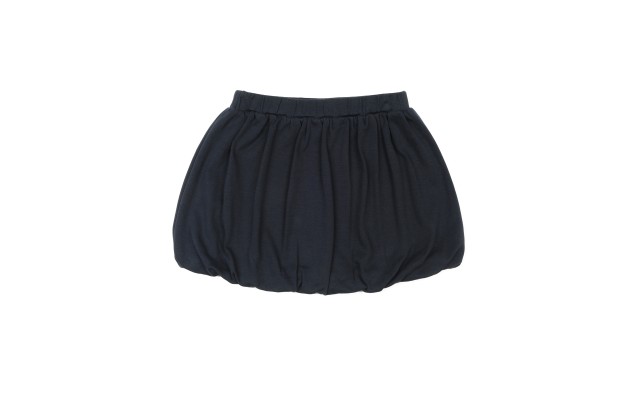  Toddler Baby Girls Embroidery Bubble Skirt – Peruvian Pima Cotton, Balloon Skirt, Elastic Waist, Pull-On, Solid Colors, Midnight, 8