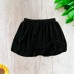  Toddler Baby Girls Embroidery Bubble Skirt – Peruvian Pima Cotton, Balloon Skirt, Elastic Waist, Pull-On, Solid Colors, Black, 2