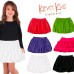  Toddler Baby Girls Embroidery Bubble Skirt – Peruvian Pima Cotton, Balloon Skirt, Elastic Waist, Pull-On, Solid Colors, White, 2