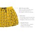  Toddler Baby Girls Embroidery Bubble Skirt – Peruvian Pima Cotton, Balloon Skirt, Elastic Waist, Pull-On, Solid Colors, Marigold, 8