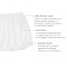  Toddler Baby Girls Embroidery Bubble Skirt – Peruvian Pima Cotton, Balloon Skirt, Elastic Waist, Pull-On, Solid Colors, White, 6