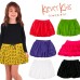  Toddler Baby Girls Embroidery Bubble Skirt – Peruvian Pima Cotton, Balloon Skirt, Elastic Waist, Pull-On, Solid Colors, Marigold, 2