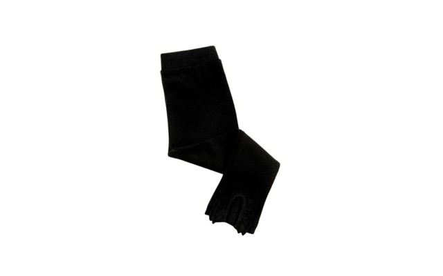  Toddler Baby Girls Frilled Pants – Peruvian Pima Cotton, Elastic Waist, Pull-On, Solid Colors, Black, 2