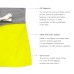  Toddler Baby Girls Skirt – Peruvian Pima Cotton, Elastic Waist, Pull-On, Lime, 2