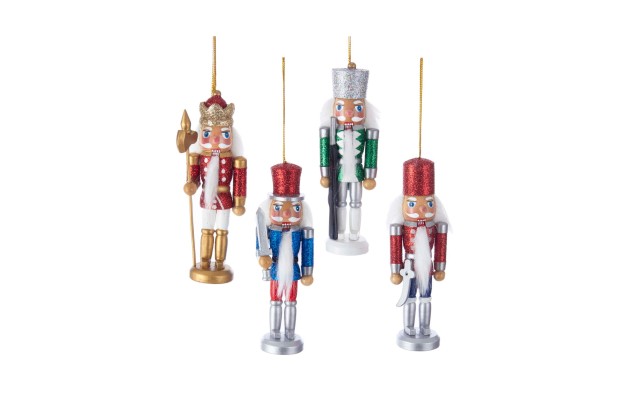  5-Inch Boxed Nutcracker Ornaments, Set of 4