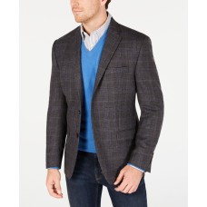 Lauren by Ralph Lauren Mens Blazer Plaid Printed Wool