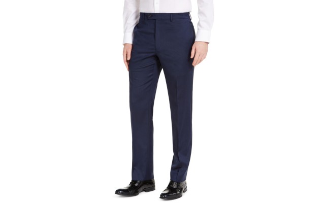  Classic Fit UltraFlex Sharkskin Suit Pant
