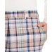  Mens Classic-fit Blue Plaid Dress Pants