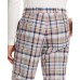 Mens Classic-fit Blue Plaid Dress Pants
