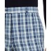  Mens Classic-fit Blue Plaid Dress Pants