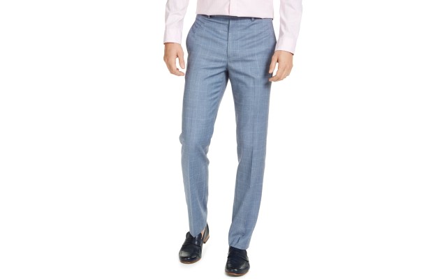  Mens Classic-fit Ultraflex Suit Pants