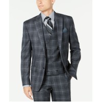 LAUREN Ralph Lauren Mens Lancaster Wool Plaid Two-Button Blazer