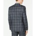  Mens Lancaster Wool Plaid Two-Button Blazer