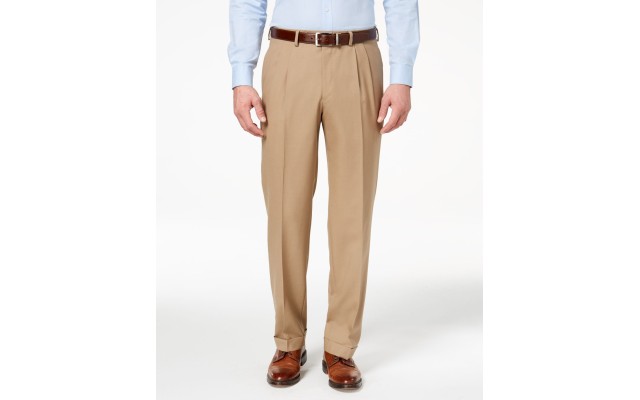  Men’s Pleated Dress Pants 36×30