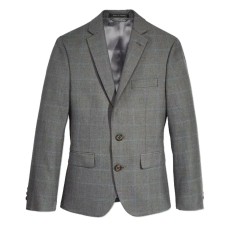 Lauren Ralph Lauren Windowpane Jacket, Big Boys (Grey, 18R)