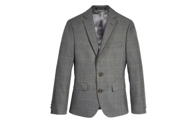 Lauren Ralph Lauren Windowpane Jacket, Big Boys (Grey, 18R)