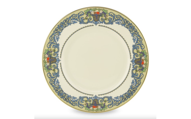  Autumn Accent Plate, Ivory