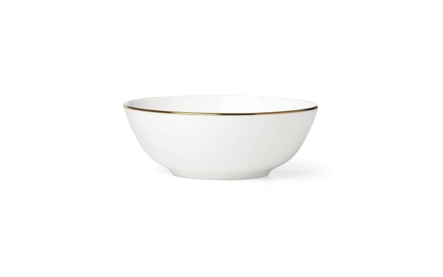  Continental Dining Gold Place Setting Bowl (White)