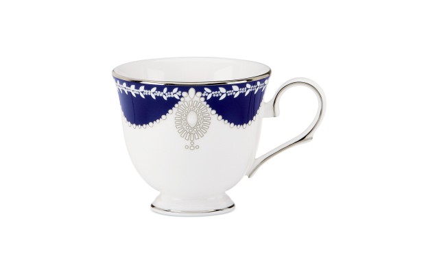  Empire Pearl Indigo Teacup