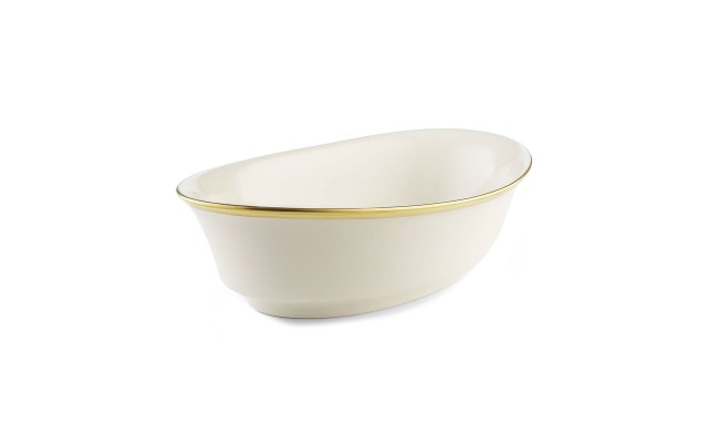  Eternal Large Oval Open Vegetable Bowl Ivory