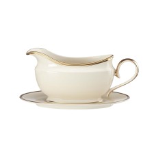 Lenox Eternal Sauce Boat and Stand