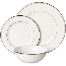 Lenox Federal Platinum 3-piece Dinnerware Place Setting