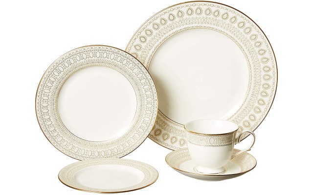  Gilded Pearl 5-piece Place Setting