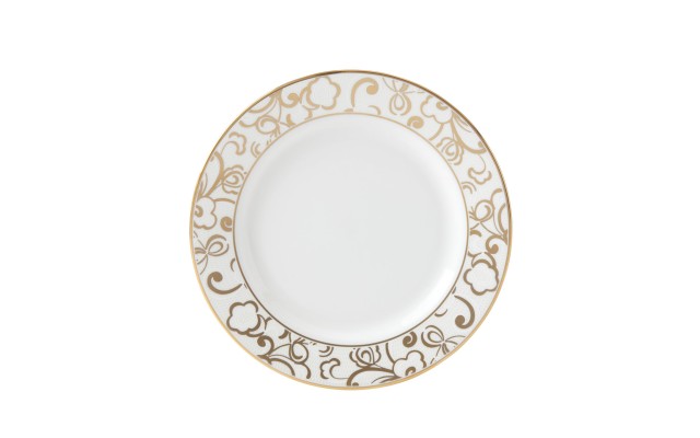  Venetian Lace Gold Bread Plate