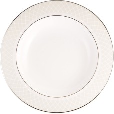 Lenox Venetian Lace Rimmed Bowl, Pasta/Soup, White