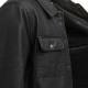 Levi’s Men’s Full Fleece Lining Faux Leather Jacket, Black, Large