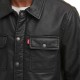 Levi’s Men’s Full Fleece Lining Faux Leather Jacket, Black, X-Large