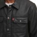 Levi’s Men’s Full Fleece Lining Faux Leather Jacket, Black, XX-Large