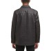 Levi’s Men’s Full Fleece Lining Faux Leather Jacket, Brown, Large