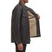 Levi’s Men’s Full Fleece Lining Faux Leather Jacket, Brown, Large