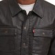 Levi’s Men’s Full Fleece Lining Faux Leather Jacket, Brown, X-Large